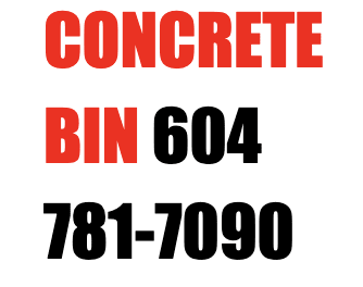 concrete disposal bin North Vancouver